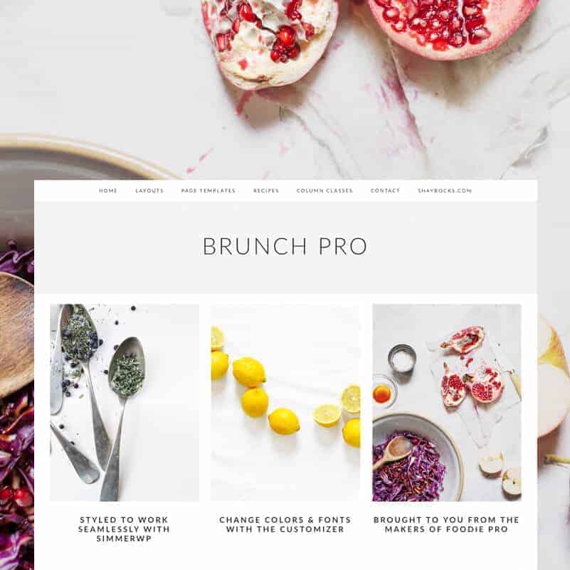Image showing Feast Design and Co Theme called Brunch Cover